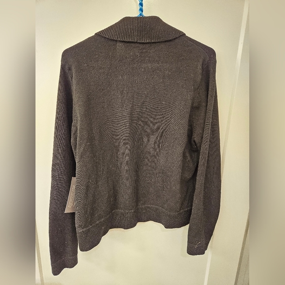 NWT - Josephine Chaus Black Shawl/Sweater/Wrap - Size XL - Picture 5 of 7